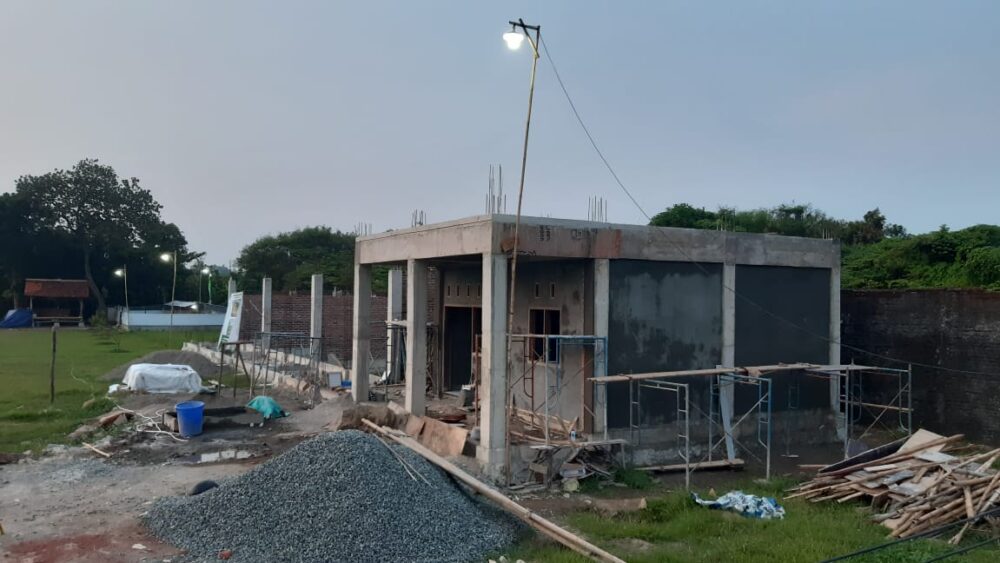 Progress Pembangunan Ruang Belajar