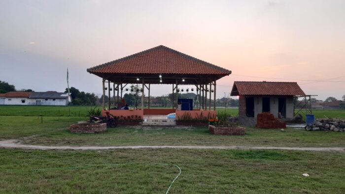 Proses Pembangunan Pendopo Ta’lim Proses Pembangunan Pendopo Ta’lim